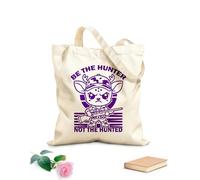 AILOONG Be The Hunter Not Hunted Cotton Canvas Shoulder Bags 340g/m² thick fabric Uses as a tool bag