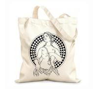 AILOONG Beautiful Gr oddess The Mythological Heroine Reusable Shopper Bags 12 oz thick fabric Foldable 25x30cm Small