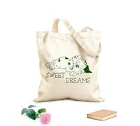 AILOONG Calico Women's Bags Dalmatian Sweet Dreams Cute Puppy Dalmatian 340g/m² thick fabric Foldable