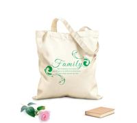 AILOONG Calico Women's Bags Family Like Branches on a Tree, we All Grow in Different Directions Yet Our Roots Remain as one. 340g/m² thick fabric Foldable