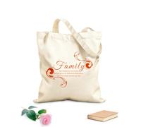 AILOONG Calico Women's Bags Family Like Branches on a Tree, we All Grow in Different Directions Yet Our Roots Remain as one. 340g/m² thick fabric Foldable