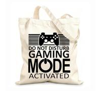 AILOONG Calico Women's Bags game Do Not Disturb Gaming Mode Activated Boy Child 12 oz thick fabric Foldable 35x40cm Large