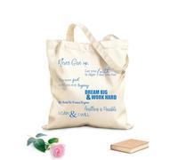 AILOONG Calico Women's Bags Never Give Up Anything Is Possible I Can & I Will 340g/m² thick fabric Foldable