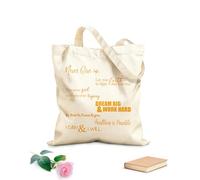 AILOONG Calico Women's Bags Never Give Up Anything Is Possible I Can & I Will 340g/m² thick fabric Foldable