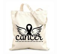 AILOONG Cancer File Cotton Canvas Shoulder Bags 12 oz thick fabric Uses as a tool bag 35x40cm Large