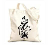AILOONG Canvas Bag 12 oz thick fabric Bat Flittermouse Wings Animal Pet Shop Zoo Sketching bag 25x30cm Small
