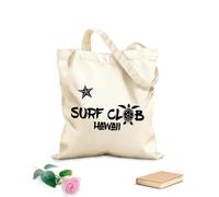 AILOONG Canvas Bag 12 oz thick fabric Logo Labels Surf Club Sea Animal Turtle Sketching bag 31x36cm Medium