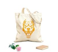 AILOONG Canvas Bag 340g/m² thick fabric Angry Dog Portrait Animal Security Pet Garage Sketching bag