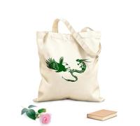 AILOONG Canvas Bag 340g/m² thick fabric Fantastic Beasts Dragon With Eagle Flying Bird Sketching bag