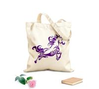 AILOONG Canvas Bag 340g/m² thick fabric Horse Racing Tribal Animal Sketching bag