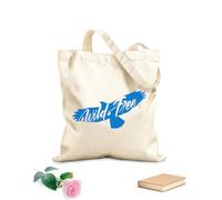 AILOONG Canvas Bag 340g/m² thick fabric Wild And Free Bird Eagle Flying Freedom Sketching bag