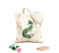 AILOONG Canvas Bag Abstract Wild Animal Fox Sly Predator Children Room 340g/m² thick fabric Sketching bag