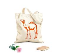 AILOONG Canvas Bag Africa Camel Zoo Desert Animals 340g/m² thick fabric Sketching bag
