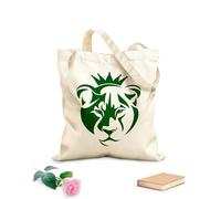 AILOONG Canvas Bag African Animal Lion Head Predator 340g/m² thick fabric Sketching bag