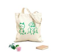 AILOONG Canvas Bag Angel And Demon Funny 340g/m² thick fabric Sketching bag
