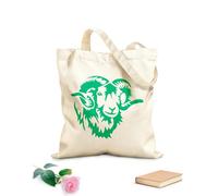 AILOONG Canvas Bag Animal Horn Sheep Farm 340g/m² thick fabric Sketching bag