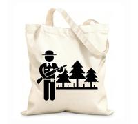 AILOONG Canvas Bag Animals Related Jobs Occupations Careers Forester 12 oz thick fabric Sketching bag 31x36cm Medium