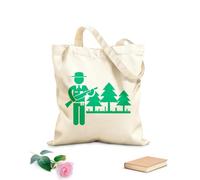AILOONG Canvas Bag Animals Related Jobs Occupations Careers Forester 340g/m² thick fabric Sketching bag