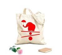 AILOONG Canvas Bag Baby Elephant Animal Child Nursery 340g/m² thick fabric Sketching bag