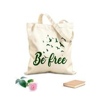 AILOONG Canvas Bag Be Free Birds Freedom Flight 340g/m² thick fabric Sketching bag