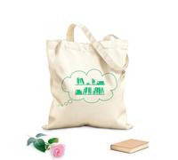 AILOONG Canvas Bag Books Library Bookstore Bookworm Reading Stories 340g/m² thick fabric Sketching bag