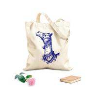 AILOONG Canvas Bag Camel Head Desert Bedouin Animal Zoo 340g/m² thick fabric Sketching bag