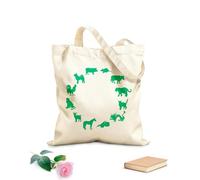 AILOONG Canvas Bag Chinese Calendar Animals Collection Oriental Astrology 340g/m² thick fabric Sketching bag