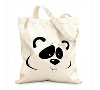 AILOONG Canvas Bag Cute Panda Animal Zoo Kids Baby 12 oz thick fabric Sketching bag 31x36cm Medium