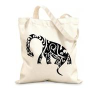 AILOONG Canvas Bag Dinosaur Reptile Animal Monster Patterns 12 oz thick fabric Sketching bag 25x30cm Small