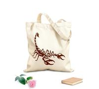 AILOONG Canvas Bag Horoscope Scorpio Zodiac Abstract Animal 340g/m² thick fabric Sketching bag