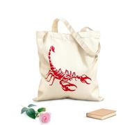 AILOONG Canvas Bag Horoscope Scorpio Zodiac Abstract Animal 340g/m² thick fabric Sketching bag