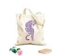 AILOONG Canvas Bag Leopard Jaguar Wild Animal Big Cat Predator 340g/m² thick fabric Sketching bag