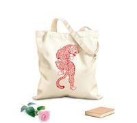 AILOONG Canvas Bag Leopard Jaguar Wild Animal Big Cat Predator 340g/m² thick fabric Sketching bag