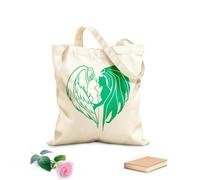 AILOONG Canvas Bag Man Woman Devil Bad Romance Angel Demon Love 340g/m² thick fabric Sketching bag