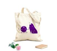 AILOONG Canvas Bag Monsters Funny Unicorn Fantastic Animals 340g/m² thick fabric Sketching bag