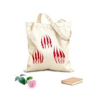 AILOONG Canvas Bag Monster's Paw Claws Predator Animal Horror 340g/m² thick fabric Sketching bag