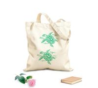 AILOONG Canvas Bag Ocean Animals Turtle Sea Water 340g/m² thick fabric Sketching bag