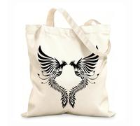 AILOONG Canvas Bag Phoenix Fantastic Beast Animals Birds 12 oz thick fabric Sketching bag 25x30cm Small