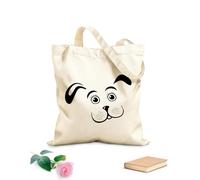 AILOONG Canvas Bag Puppy Dog Pet Animal Kids Nursery 12 oz thick fabric Sketching bag 35x40cm Large