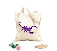 AILOONG Canvas Bag Scorpion Animal Venom Desert Predator 340g/m² thick fabric Sketching bag