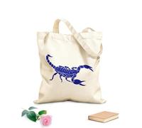 AILOONG Canvas Bag Scorpion Animal Venom Desert Predator 340g/m² thick fabric Sketching bag
