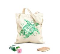 AILOONG Canvas Bag Turtle Animal Sea Ocean Marine 340g/m² thick fabric Sketching bag
