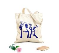 AILOONG Canvas Tote Bag Cocktails Night Club Party Bar Liquor Store Adults 340g/m² thick fabric Replaces school bag
