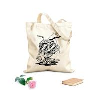 AILOONG Canvas Tote Bag Coconut Face Sunglasses Cocktail Party Beach 12 oz thick fabric Replaces school bag 25x30cm Small