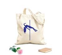 AILOONG Canvas Tote Bag Striptease Club Stripper Girl Strip Dance 340g/m² thick fabric Replaces school bag