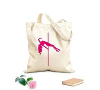 AILOONG Canvas Tote Bag Striptease Club Stripper Girl Strip Dance 340g/m² thick fabric Replaces school bag