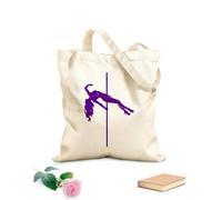 AILOONG Canvas Tote Bag Striptease Club Stripper Girl Strip Dance 340g/m² thick fabric Replaces school bag