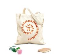 AILOONG Canvas Wine Gift Bag 3.14 pi spiral mathematical constant ed math number 340g/m² thick fabric Matches clothing