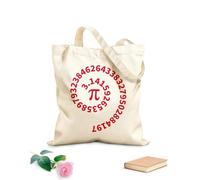 AILOONG Canvas Wine Gift Bag 3.14 pi spiral mathematical constant ed math number 340g/m² thick fabric Matches clothing