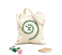 AILOONG Canvas Wine Gift Bag 3.14 pi spiral mathematical constant ed math number 340g/m² thick fabric Matches clothing